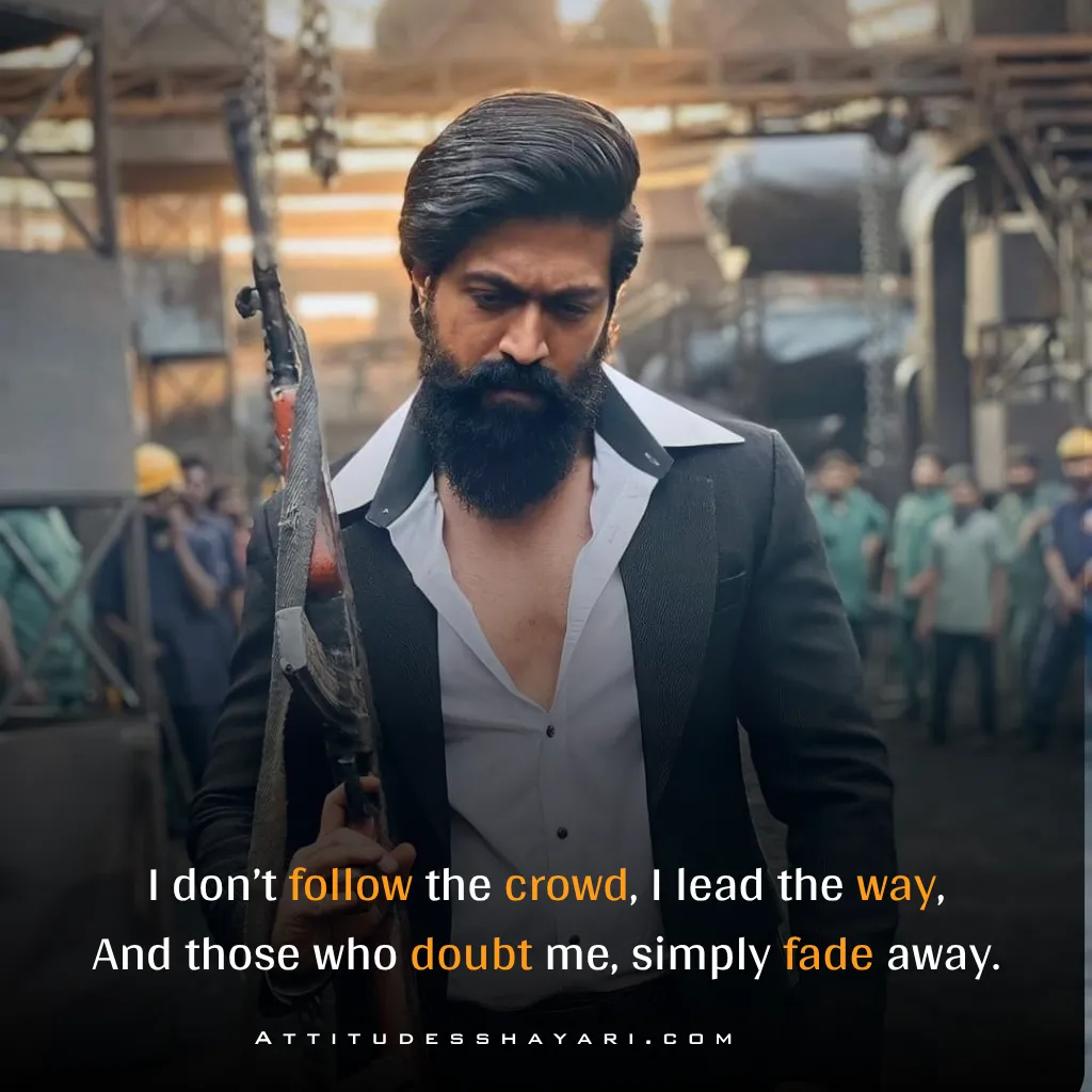 Gangster Attitude Shayari in Hindi